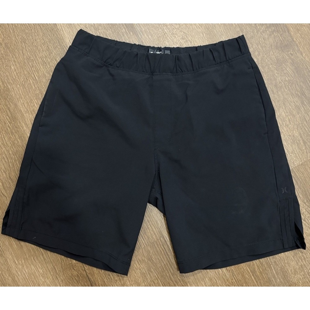Hurley Shorts Men's Size Small 5 Inch Inseam Stretch Waist Black